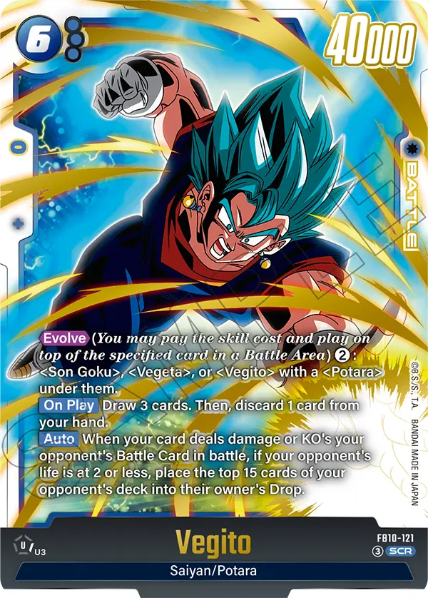 Imagen del mazo Vegito Potara Evolve